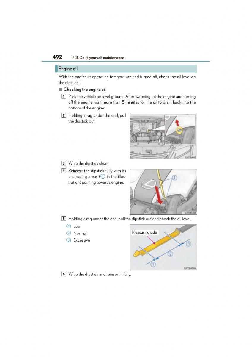 Lexus NX owners manual / page 494