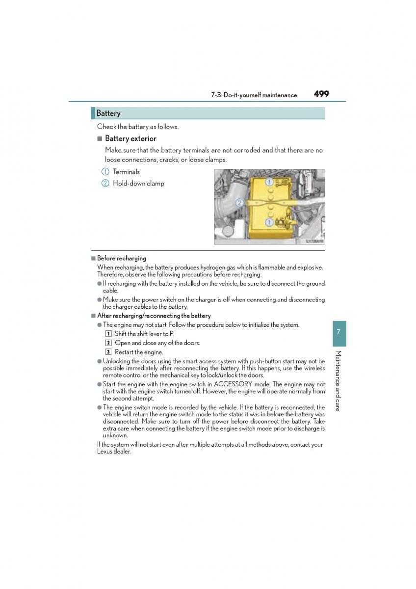 Lexus NX owners manual / page 501