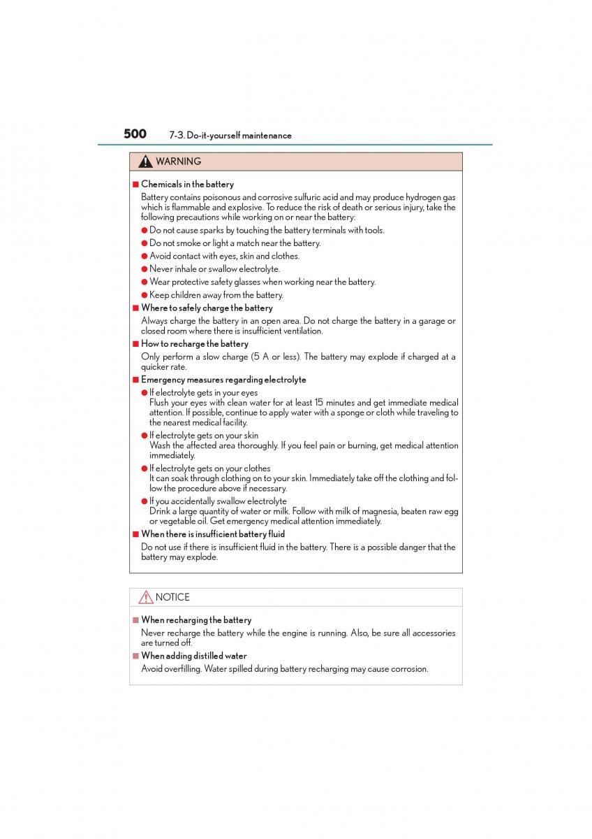 Lexus NX owners manual / page 502