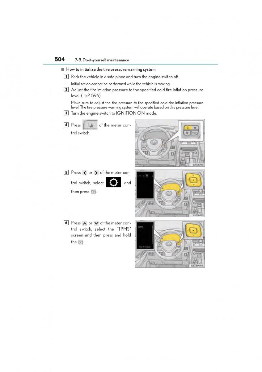 Lexus NX owners manual / page 506