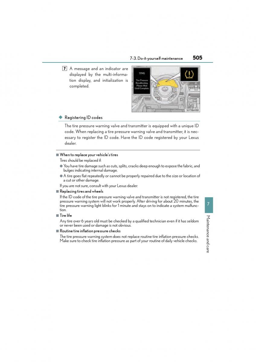 Lexus NX owners manual / page 507