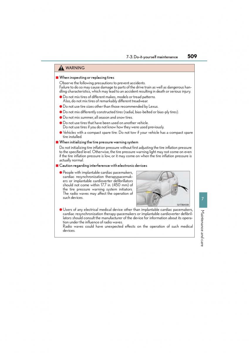 Lexus NX owners manual / page 511