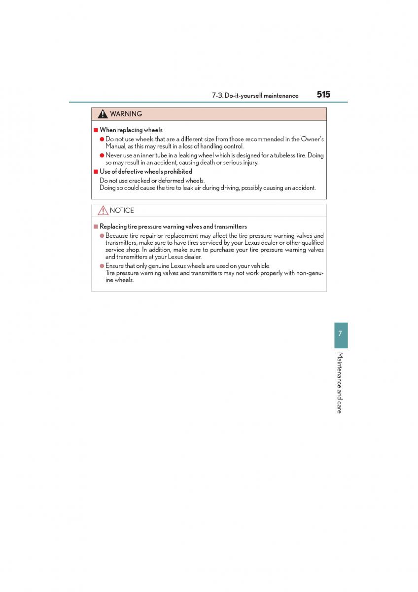 Lexus NX owners manual / page 517