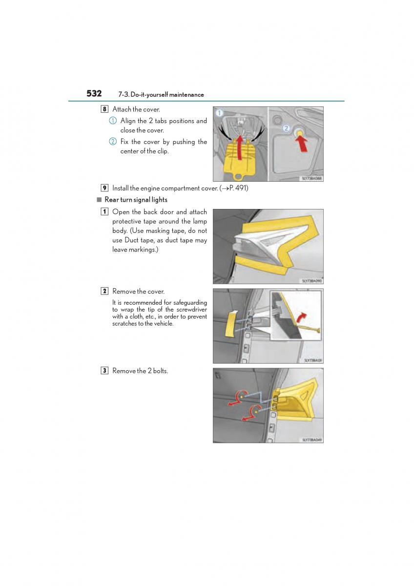 Lexus NX owners manual / page 534