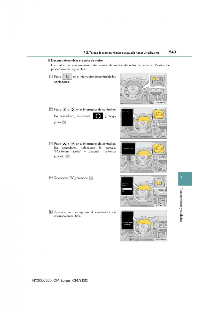 Lexus NX manual del propietario / page 543