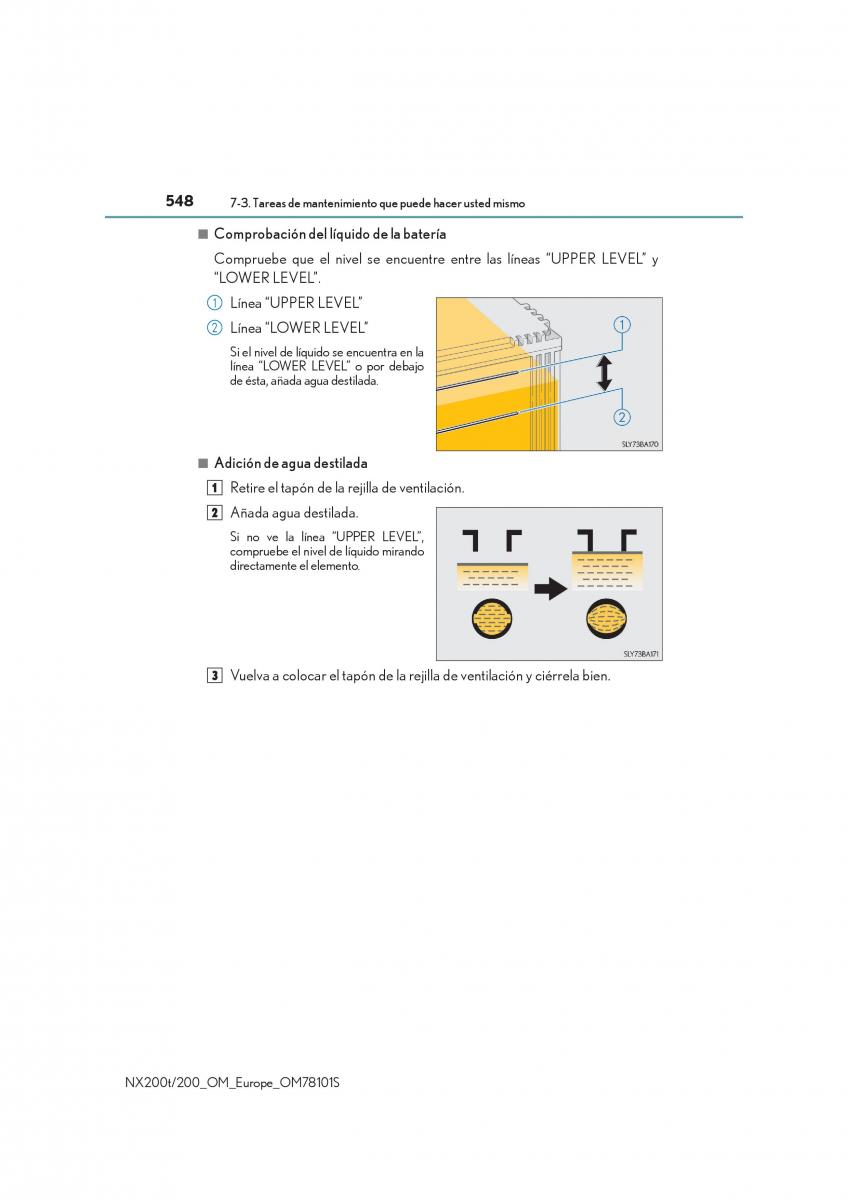 Lexus NX manual del propietario / page 548