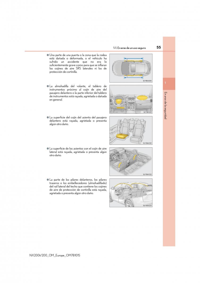 Lexus NX manual del propietario / page 55