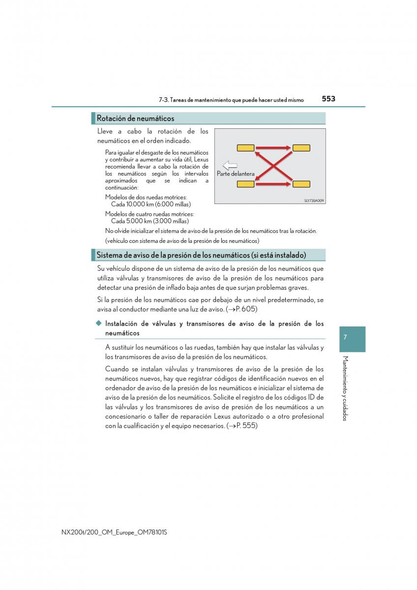 Lexus NX manual del propietario / page 553