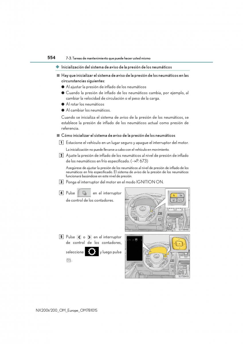 Lexus NX manual del propietario / page 554