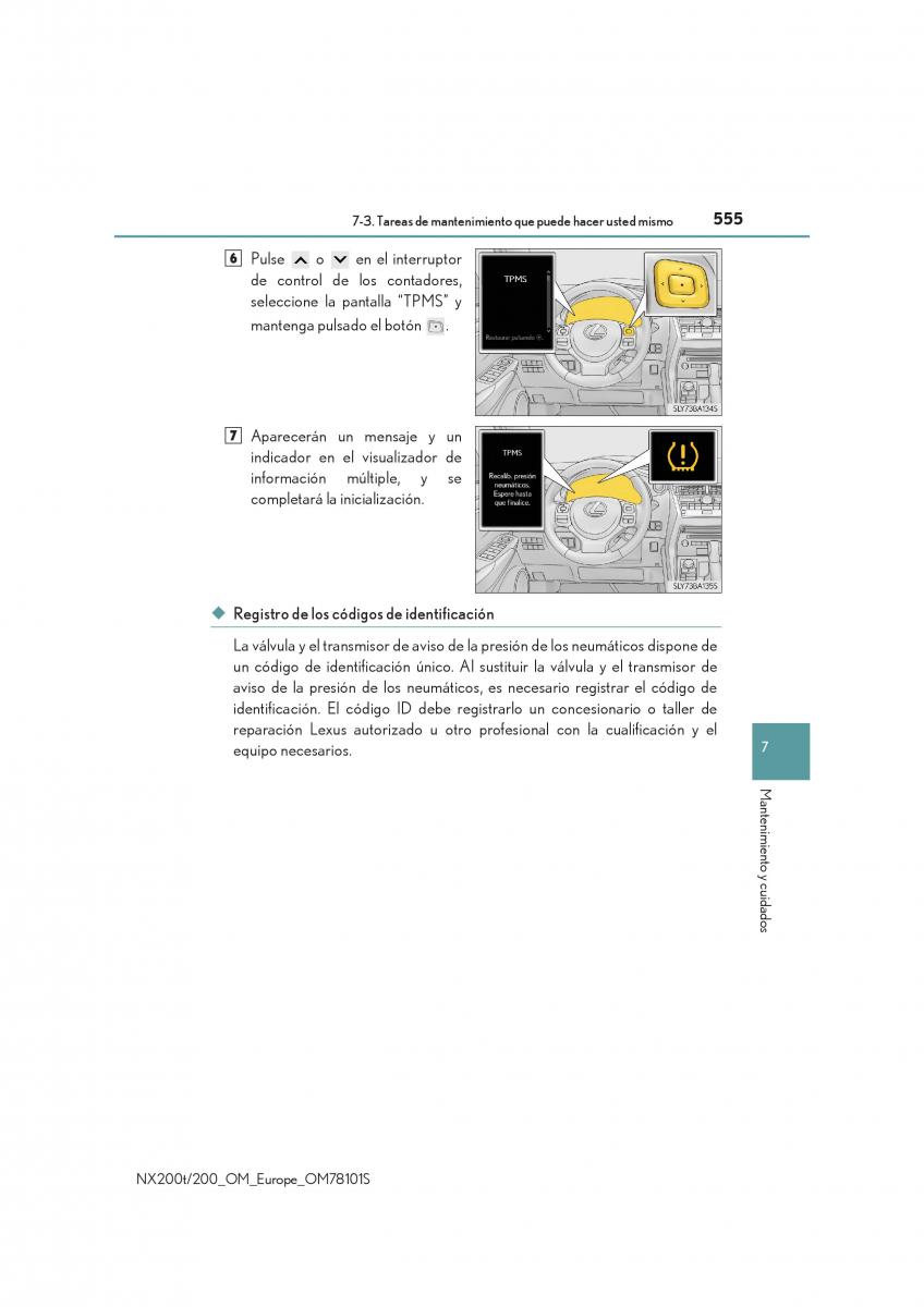 Lexus NX manual del propietario / page 555