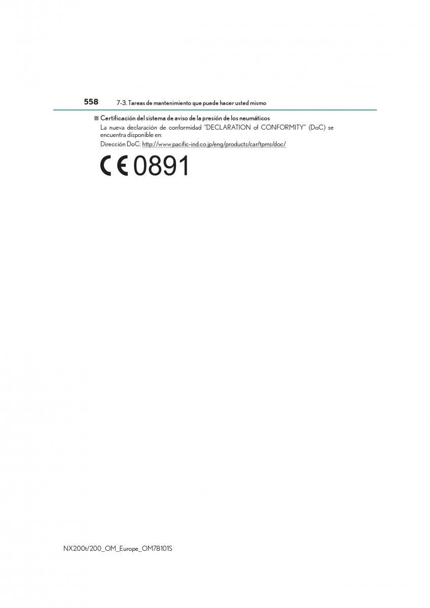 Lexus NX manual del propietario / page 558