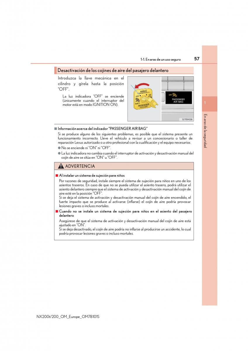 Lexus NX manual del propietario / page 57