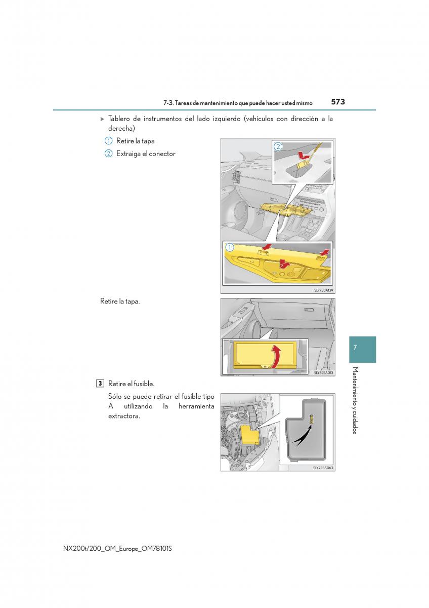 Lexus NX manual del propietario / page 573