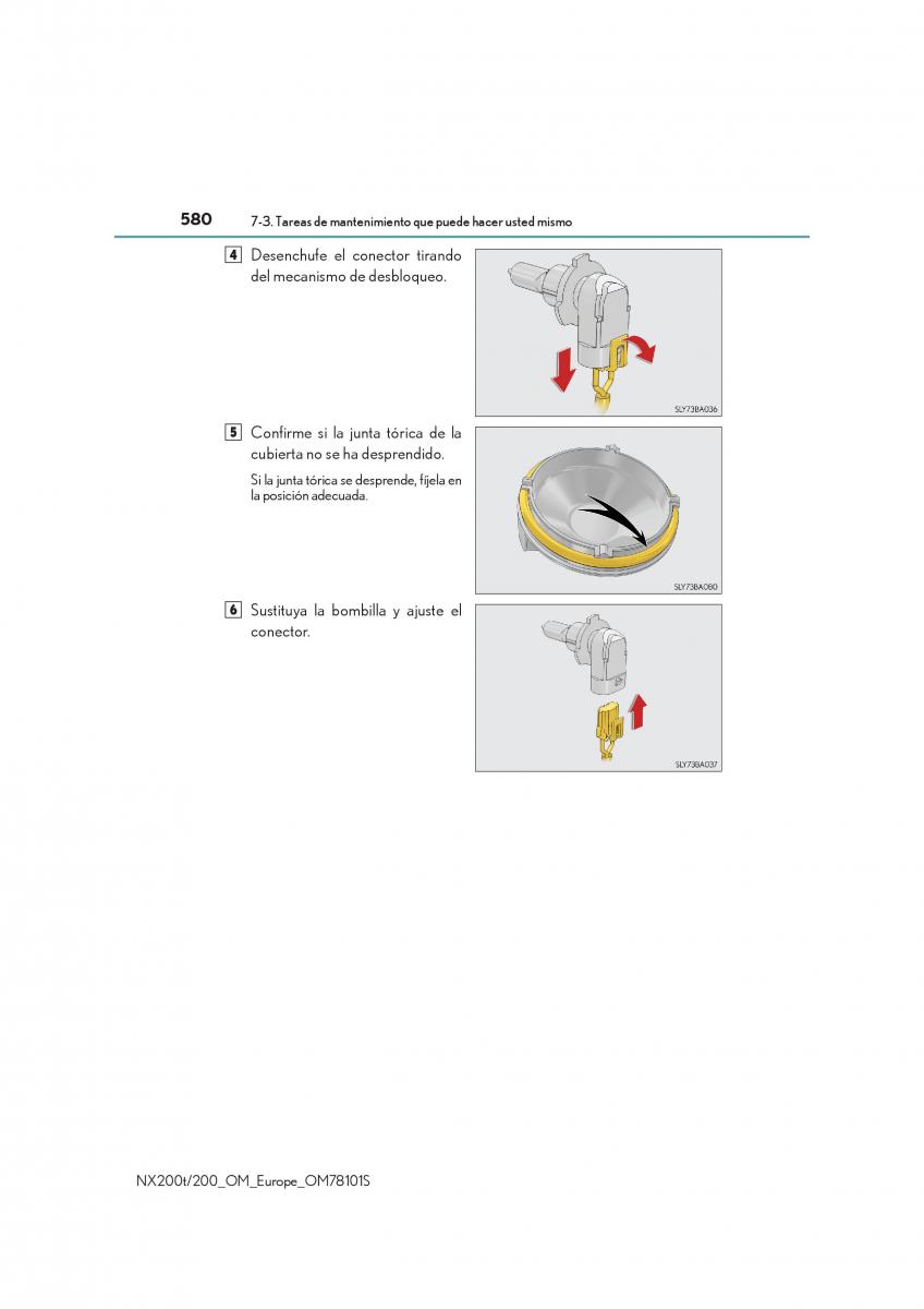 Lexus NX manual del propietario / page 580