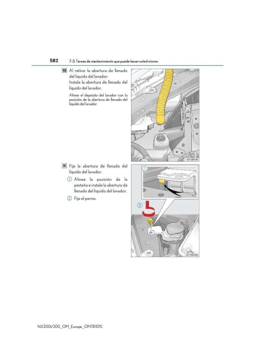 Lexus NX manual del propietario / page 582