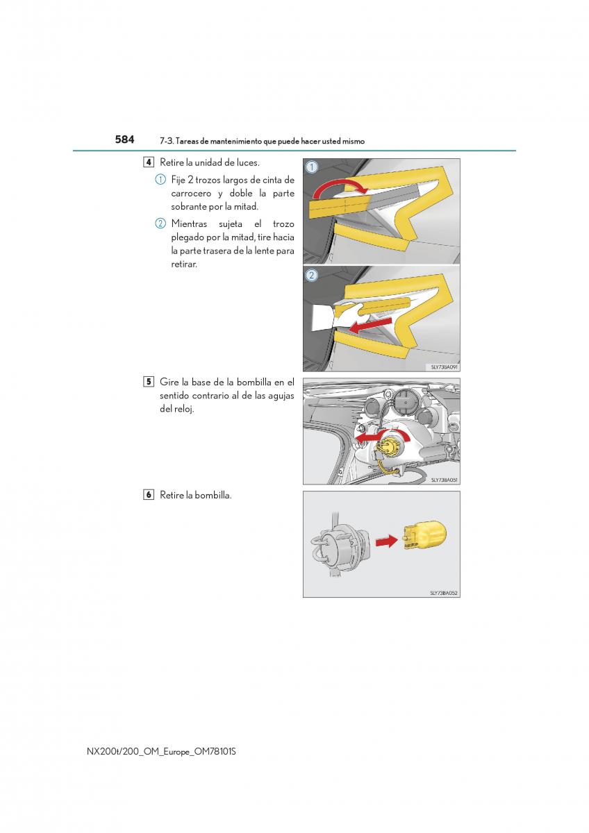 Lexus NX manual del propietario / page 584