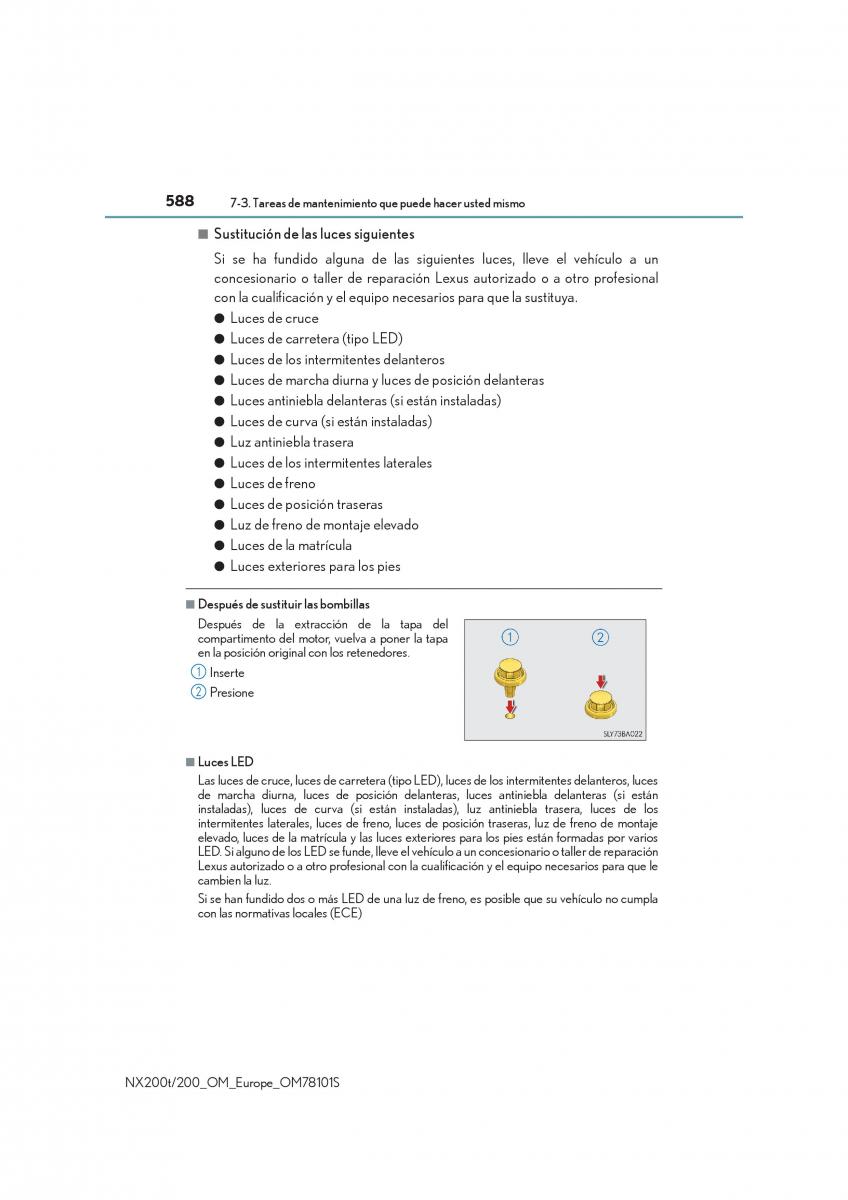 Lexus NX manual del propietario / page 588