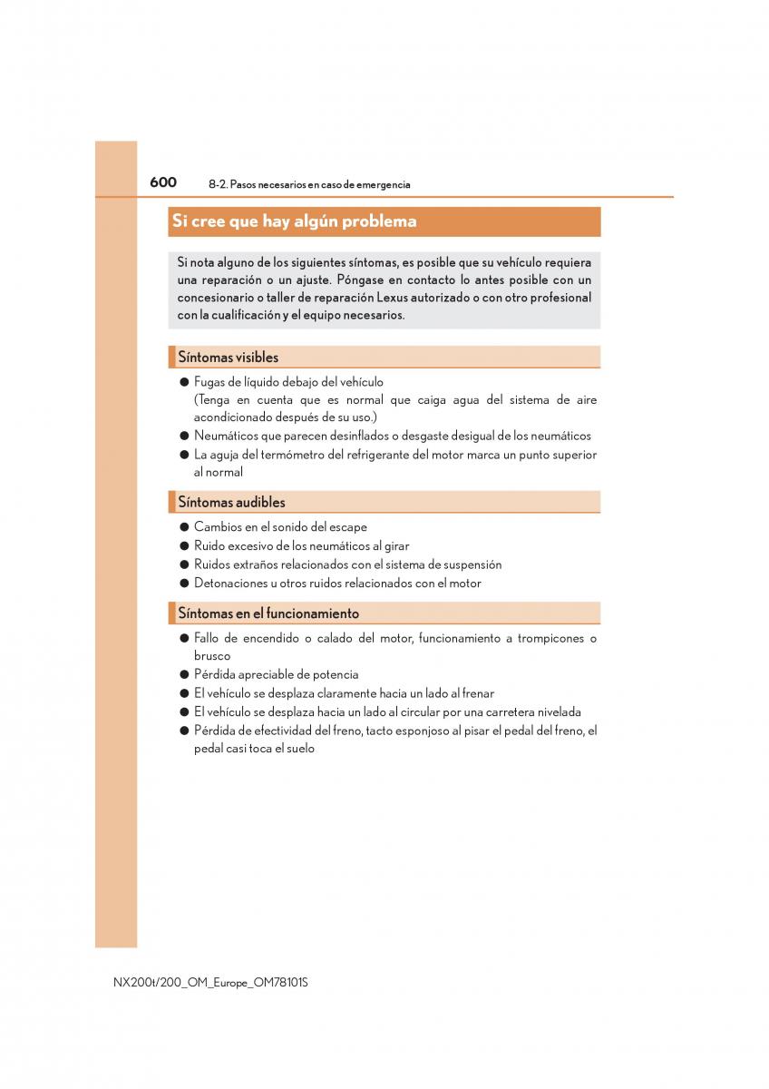 Lexus NX manual del propietario / page 600