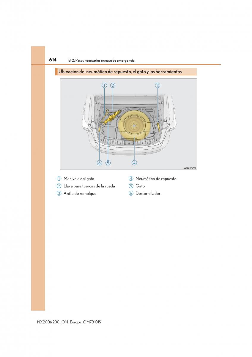 Lexus NX manual del propietario / page 614