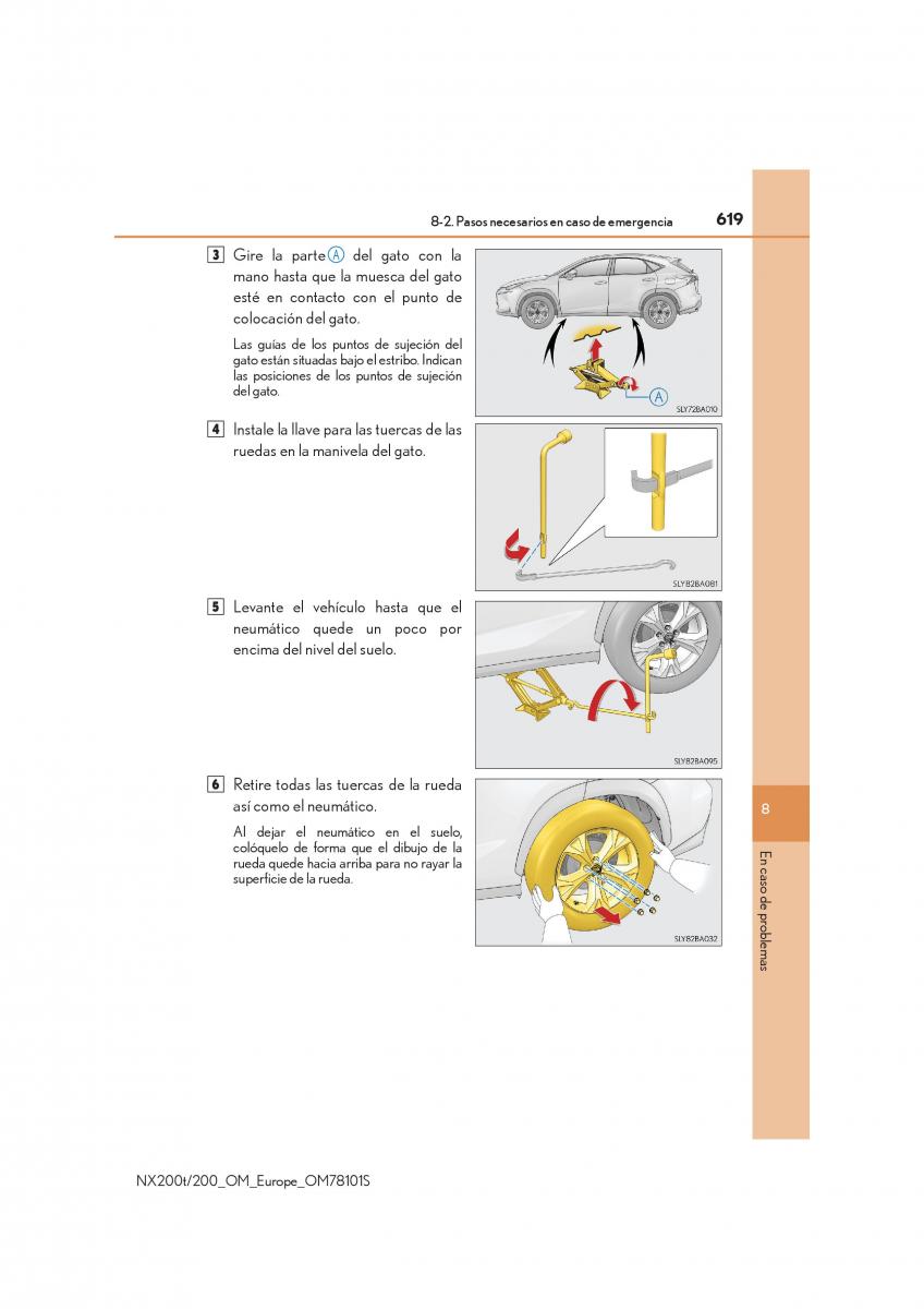 Lexus NX manual del propietario / page 619