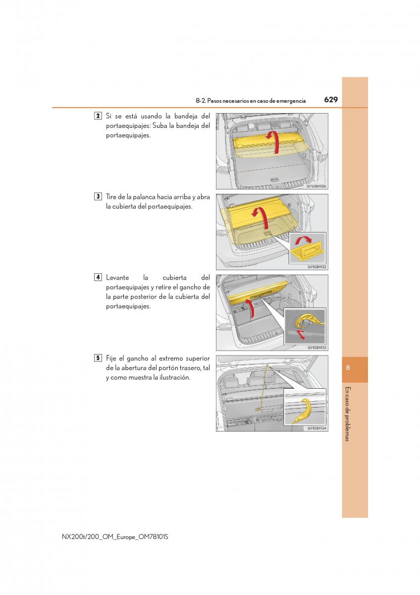 Lexus NX manual del propietario / page 629