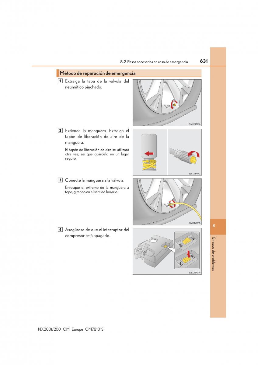 Lexus NX manual del propietario / page 631