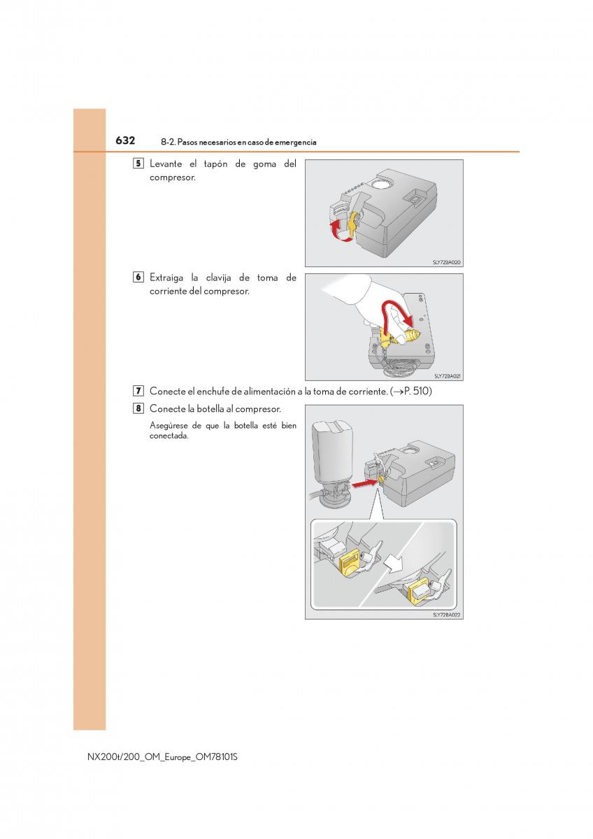 Lexus NX manual del propietario / page 632