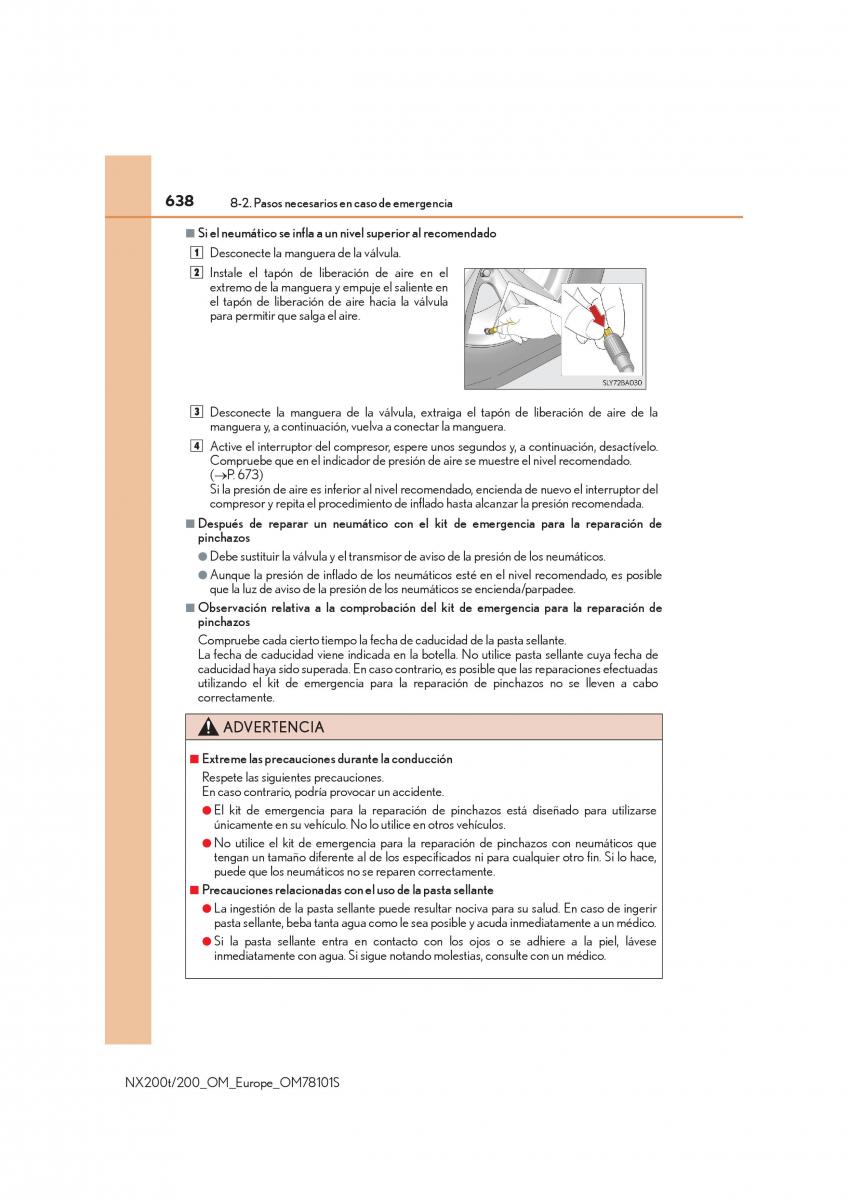 Lexus NX manual del propietario / page 638