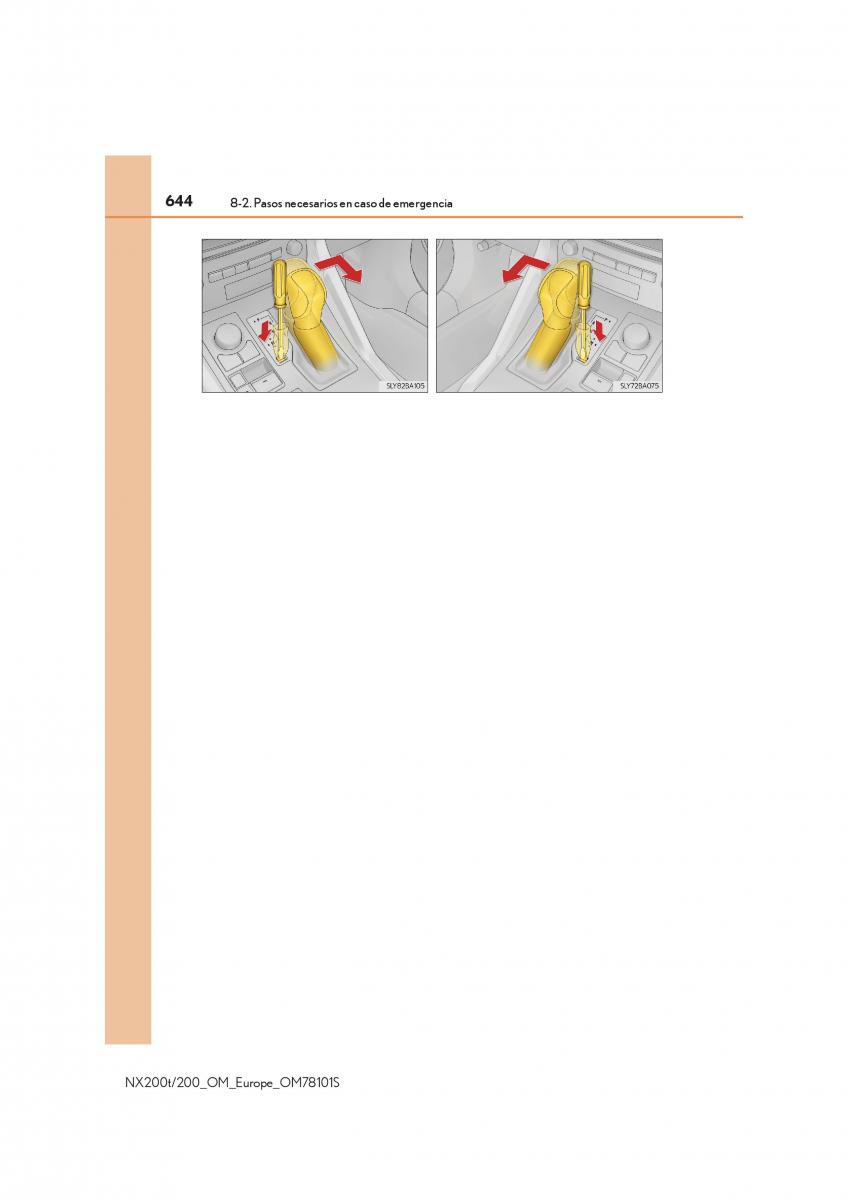 Lexus NX manual del propietario / page 644