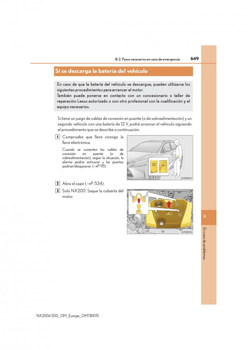 Lexus NX manual del propietario / page 649