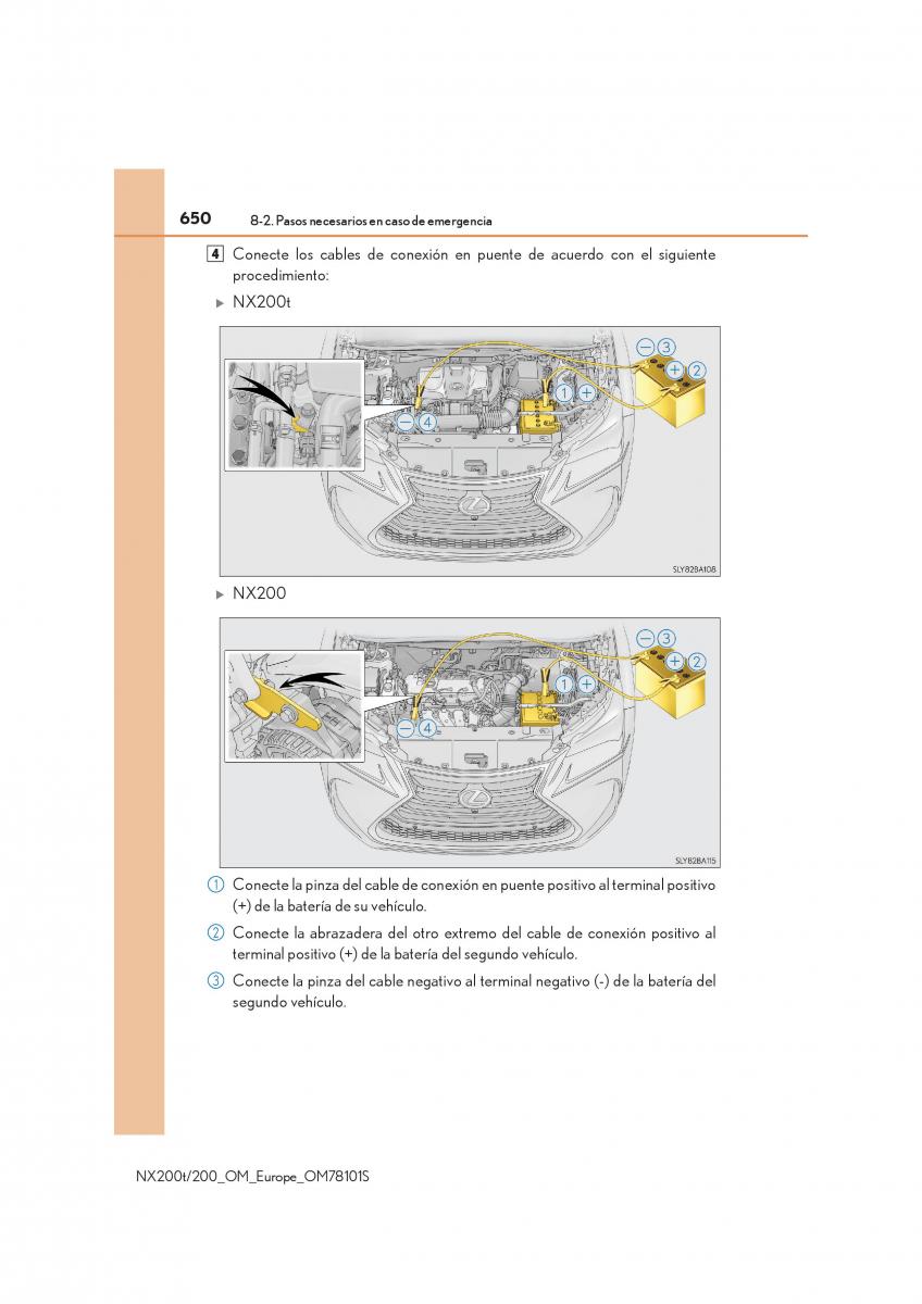 Lexus NX manual del propietario / page 650