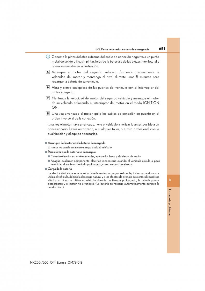 Lexus NX manual del propietario / page 651