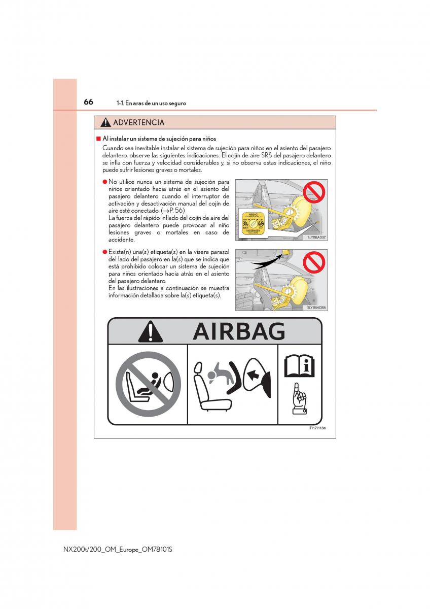 Lexus NX manual del propietario / page 66