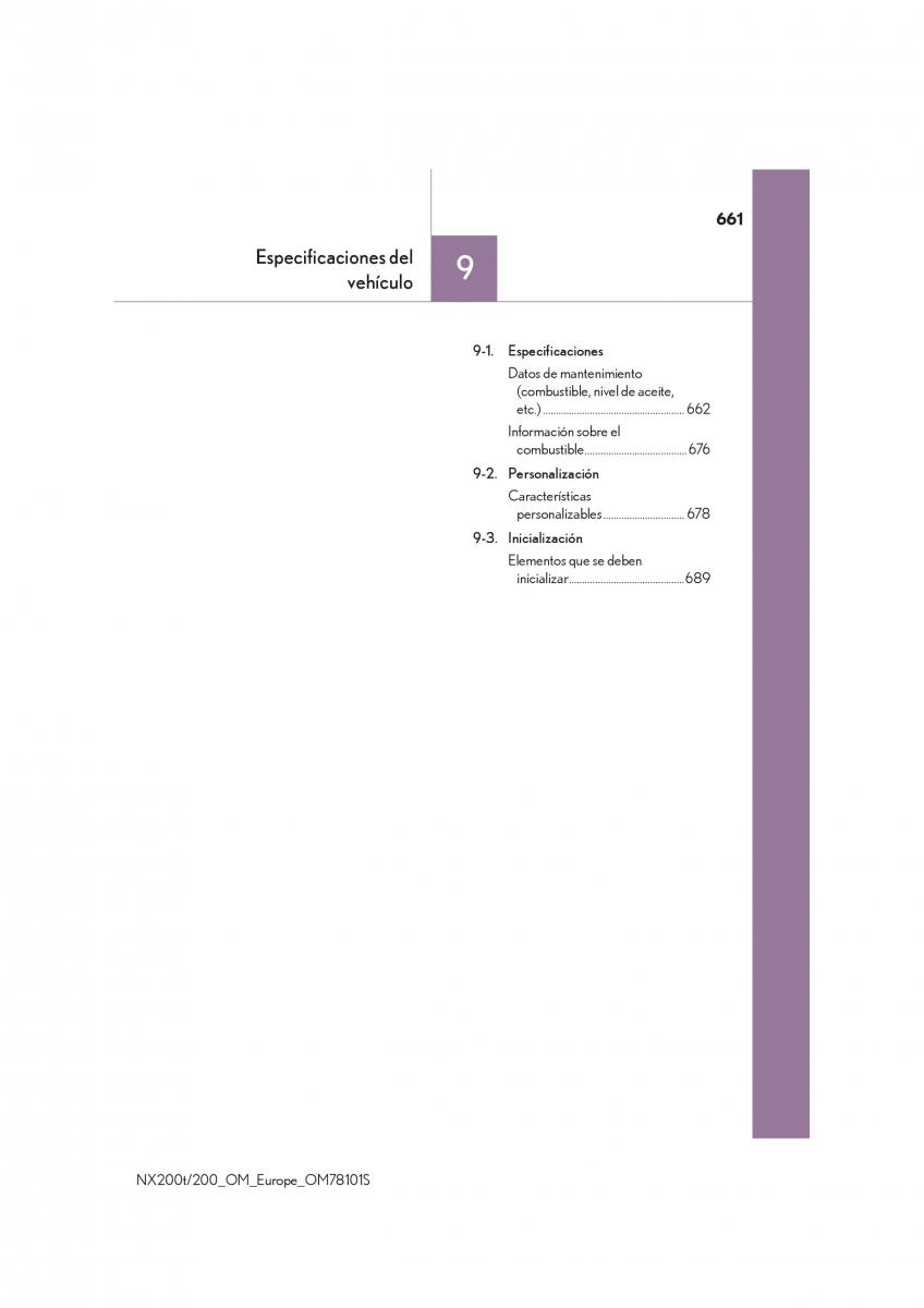 Lexus NX manual del propietario / page 661