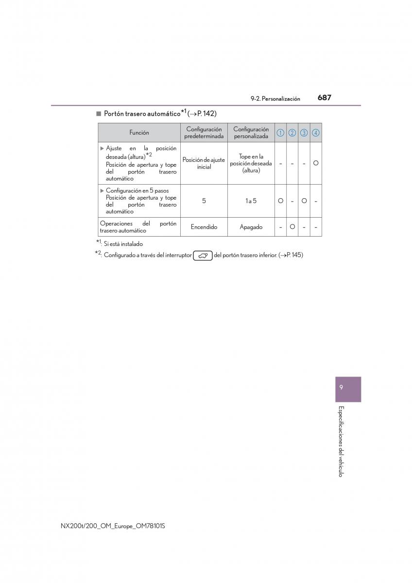 Lexus NX manual del propietario / page 687