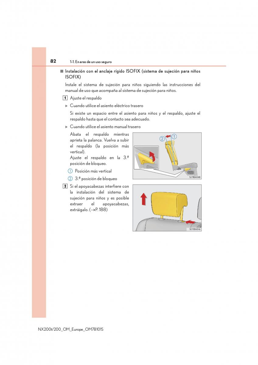 Lexus NX manual del propietario / page 82