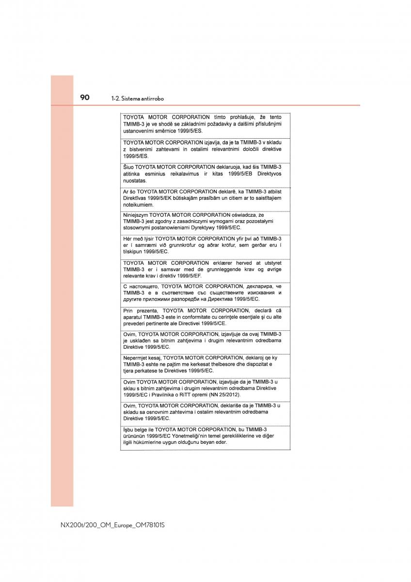 Lexus NX manual del propietario / page 90