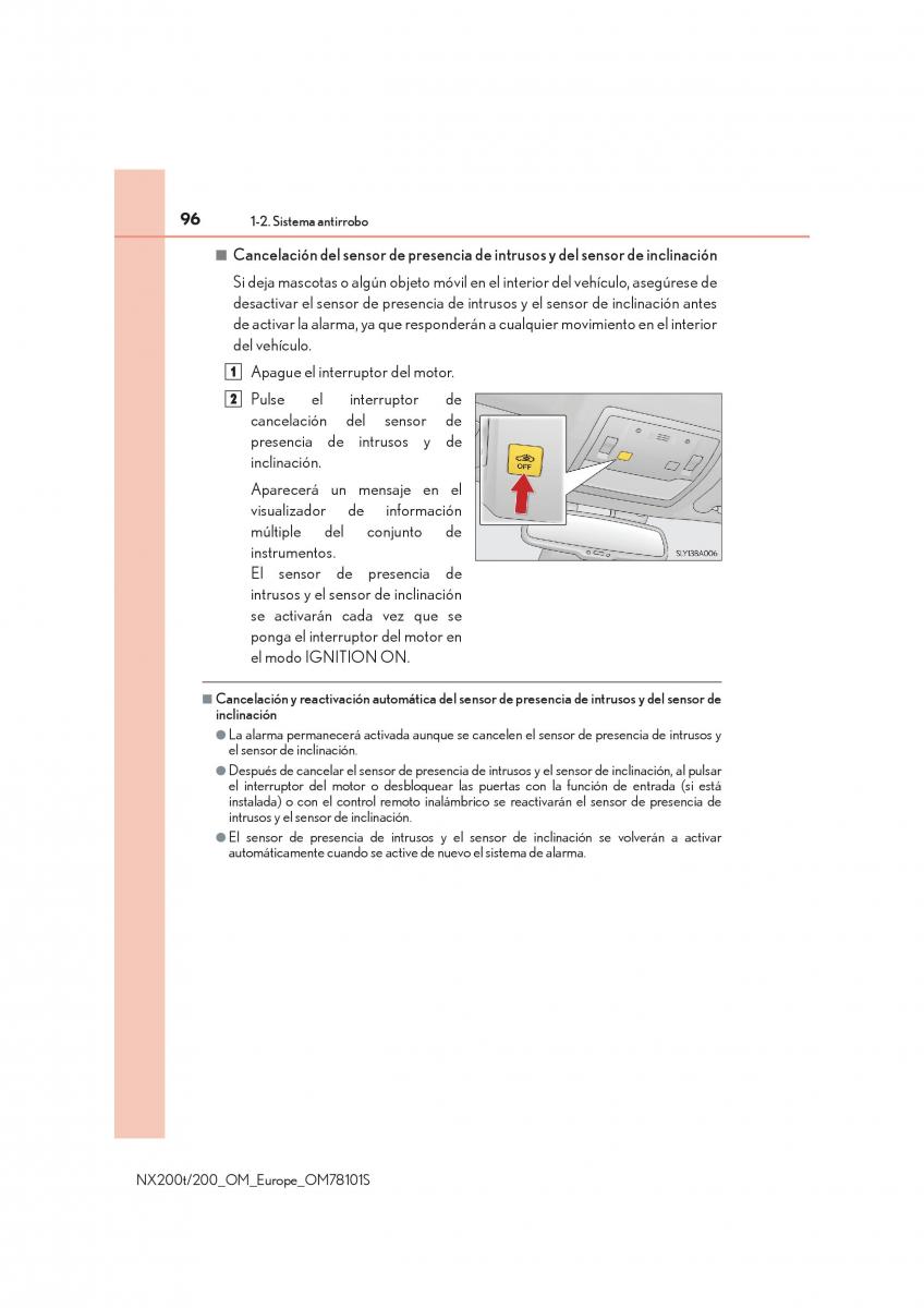 Lexus NX manual del propietario / page 96