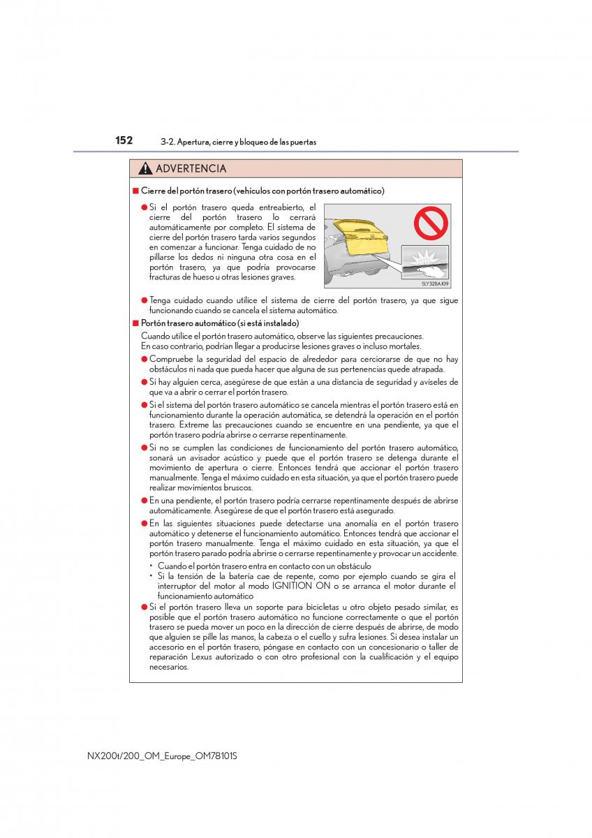 Lexus NX manual del propietario / page 152