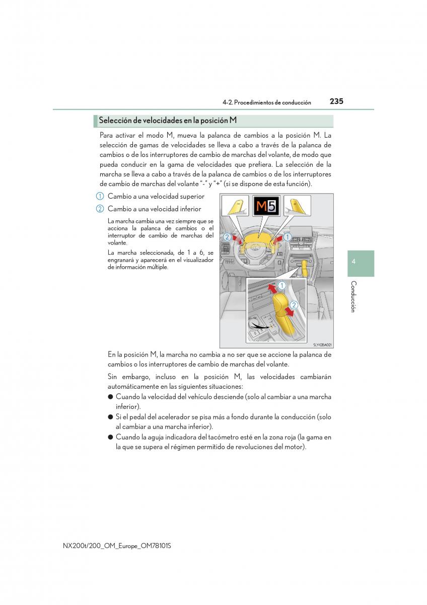 Lexus NX manual del propietario / page 235