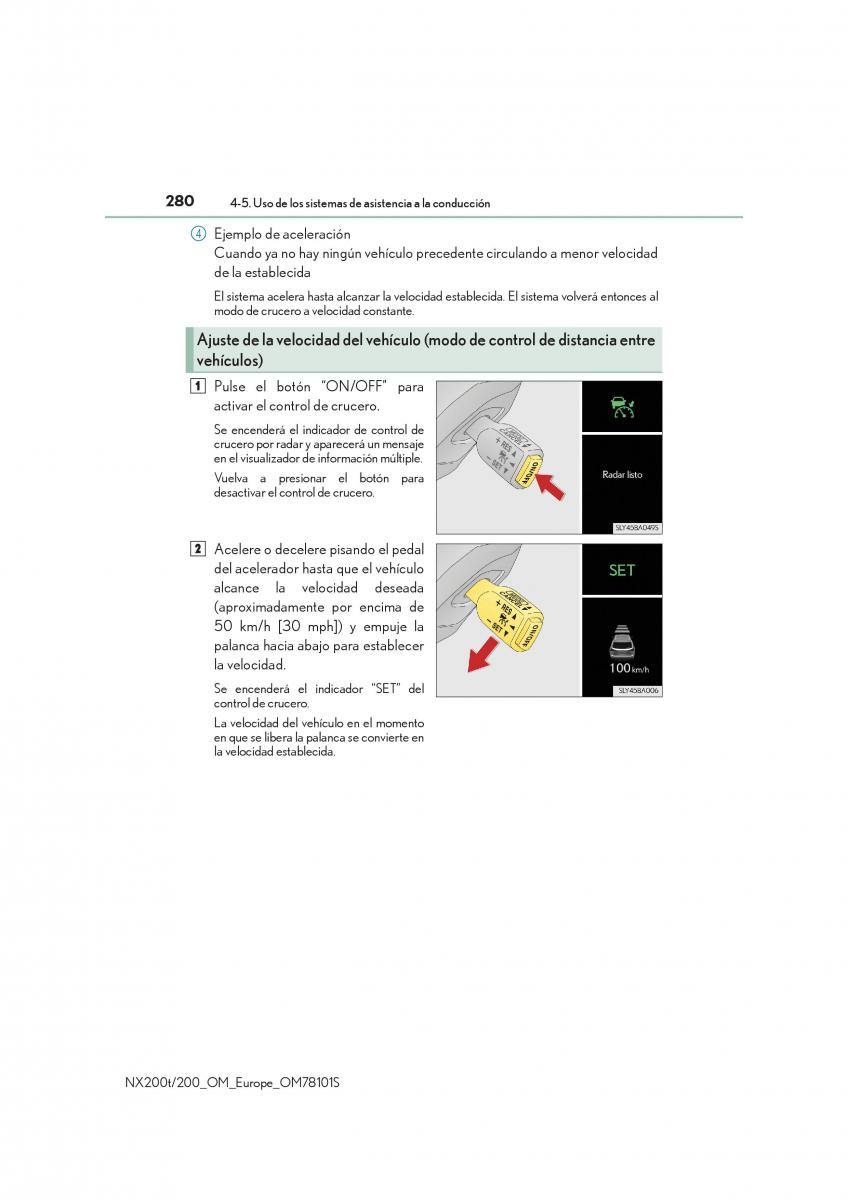 Lexus NX manual del propietario / page 280