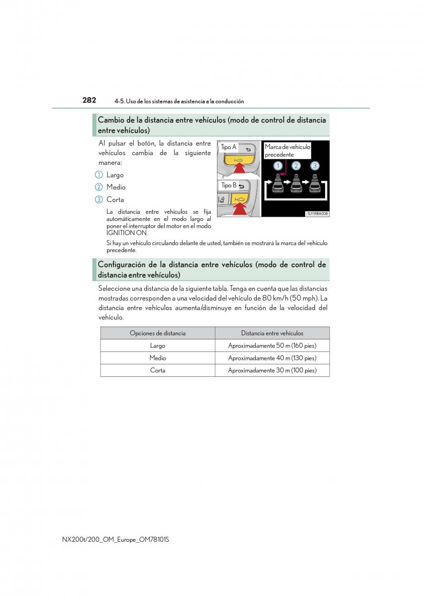 Lexus NX manual del propietario / page 282