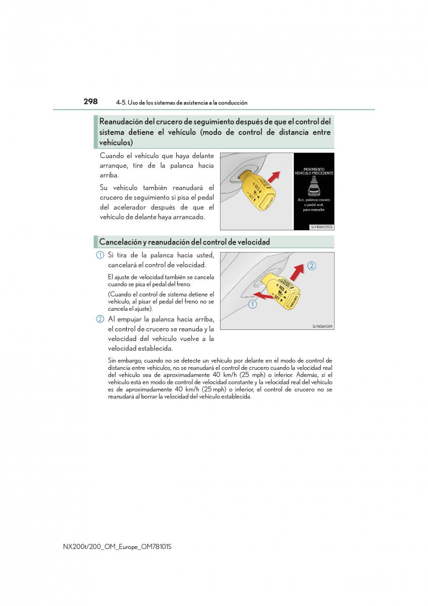 Lexus NX manual del propietario / page 298