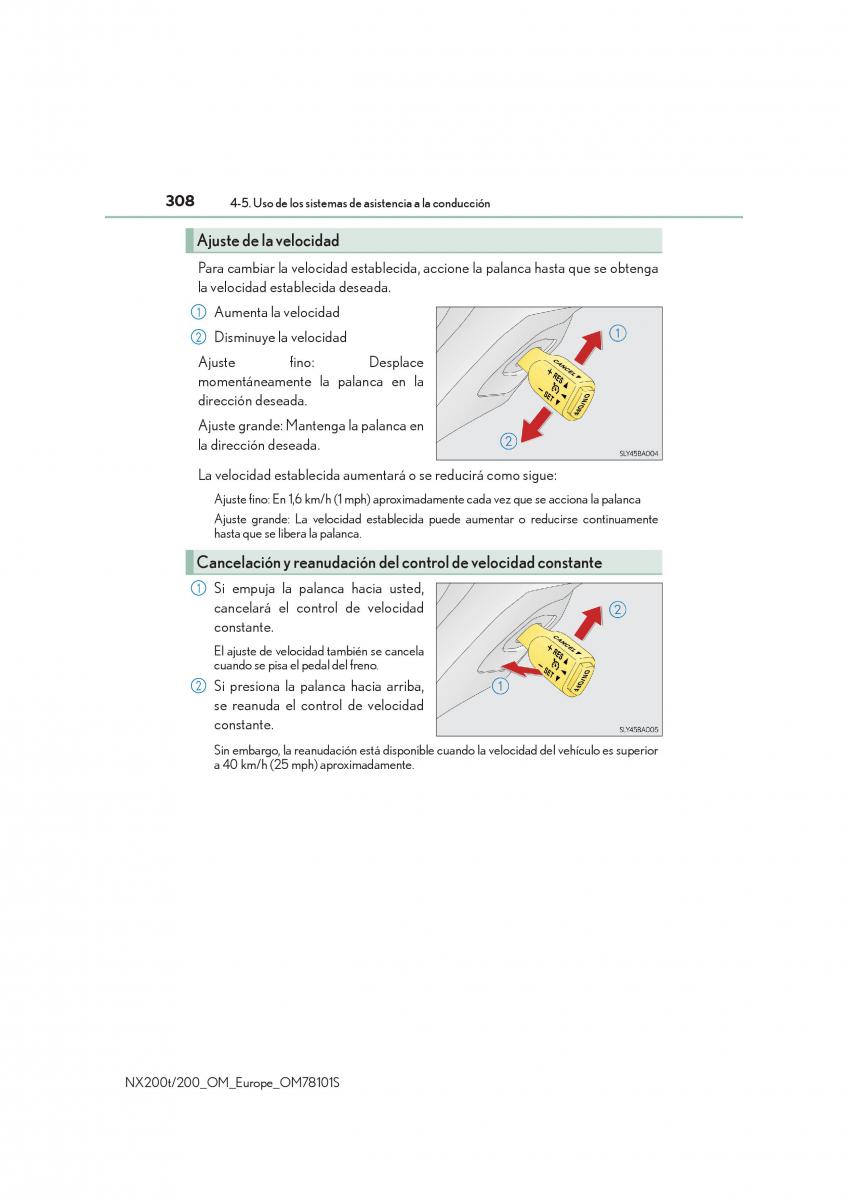 Lexus NX manual del propietario / page 308