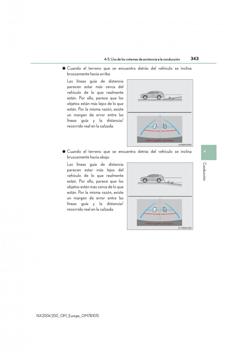 Lexus NX manual del propietario / page 343