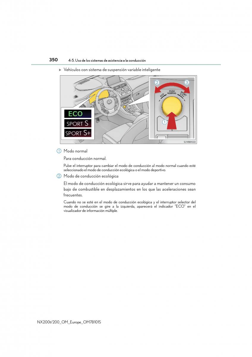 Lexus NX manual del propietario / page 350