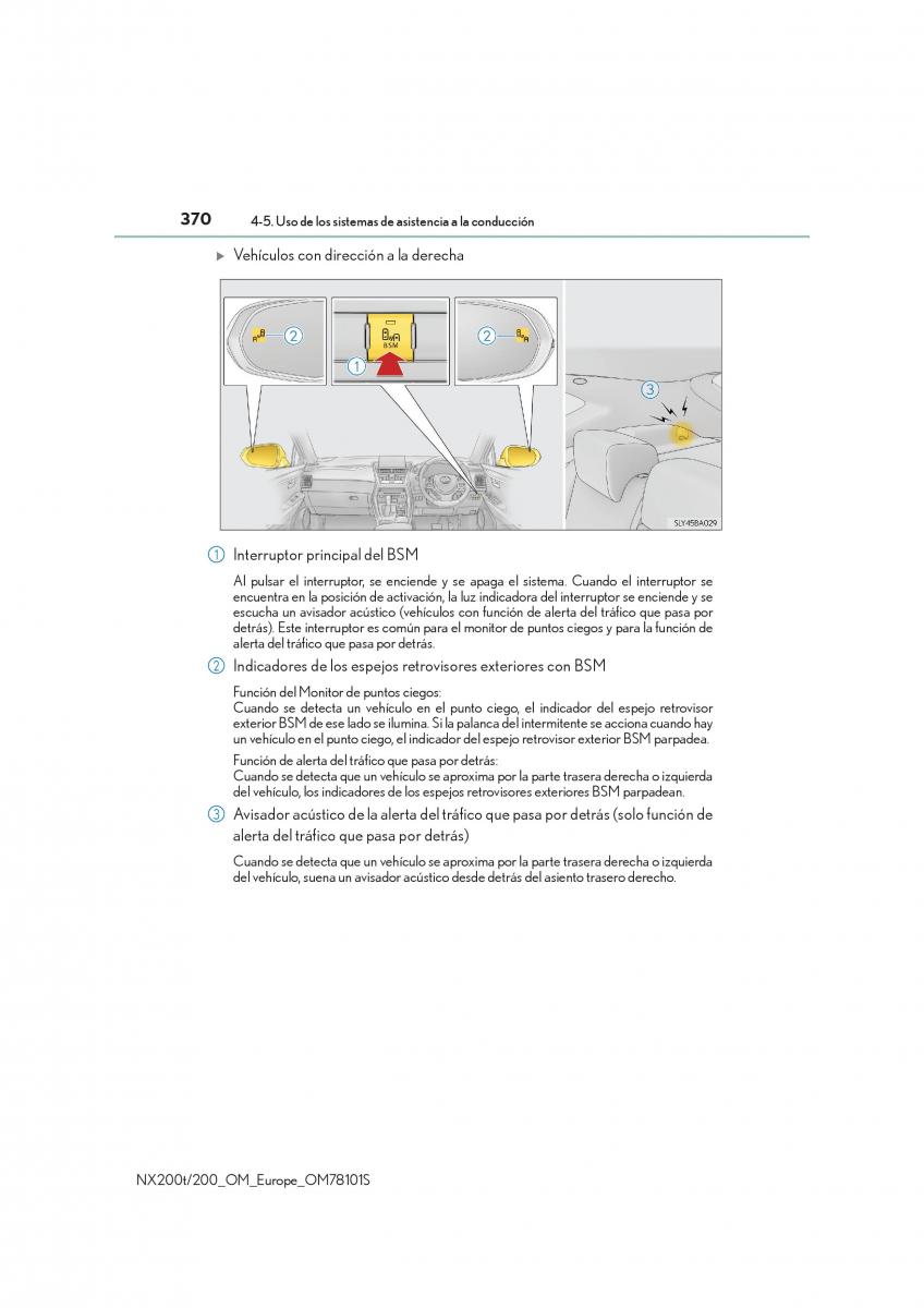 Lexus NX manual del propietario / page 370