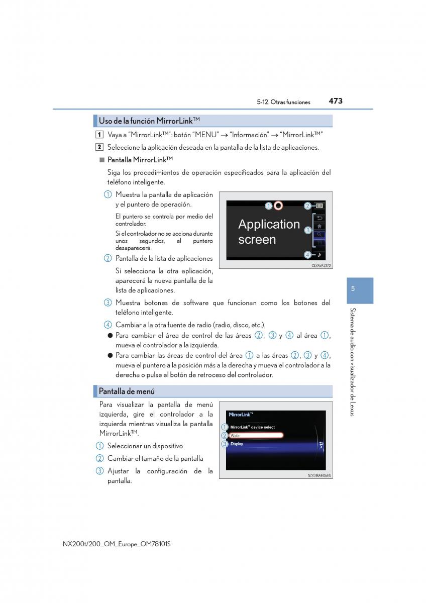 Lexus NX manual del propietario / page 473