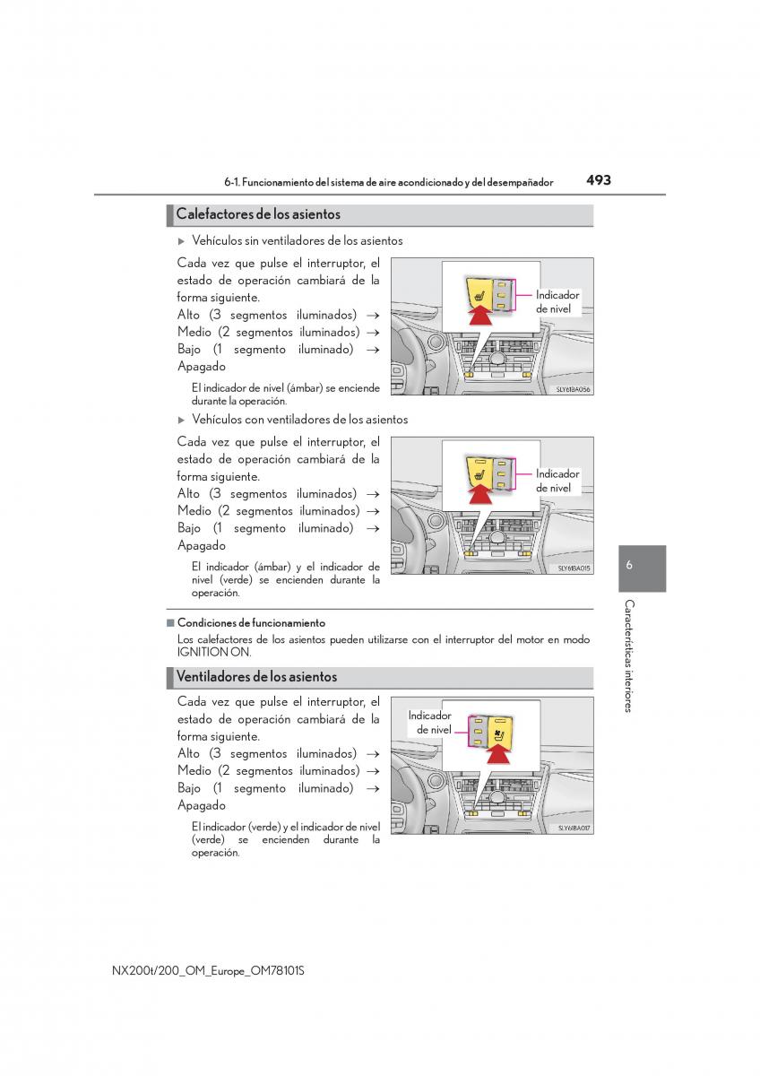 Lexus NX manual del propietario / page 493