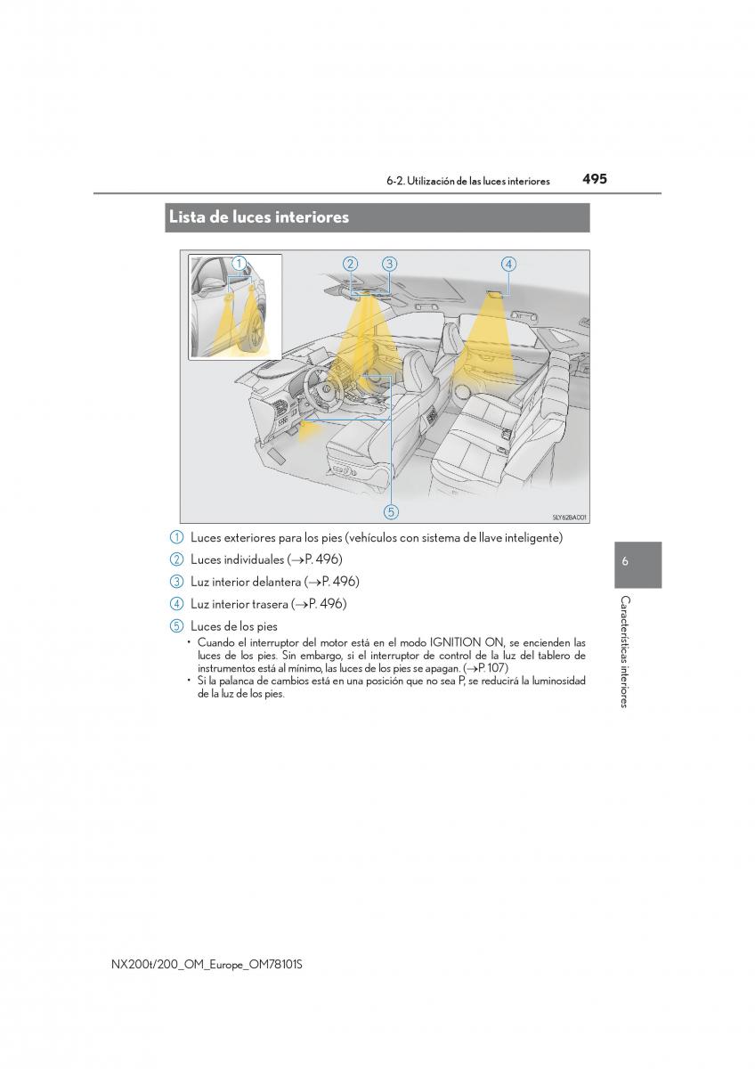 Lexus NX manual del propietario / page 495